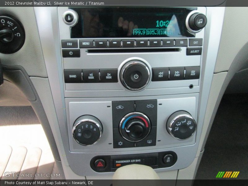 Silver Ice Metallic / Titanium 2012 Chevrolet Malibu LS