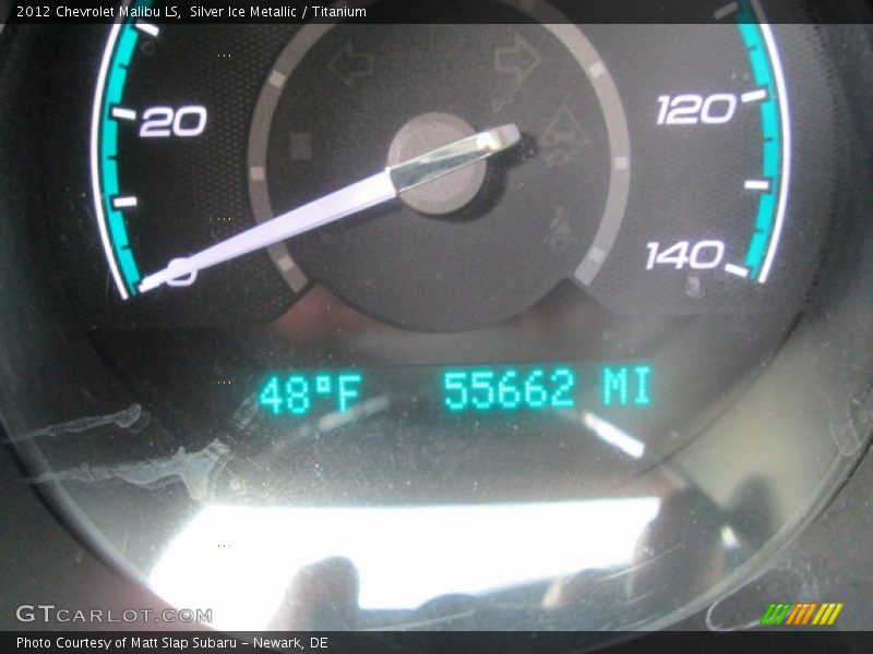 Silver Ice Metallic / Titanium 2012 Chevrolet Malibu LS