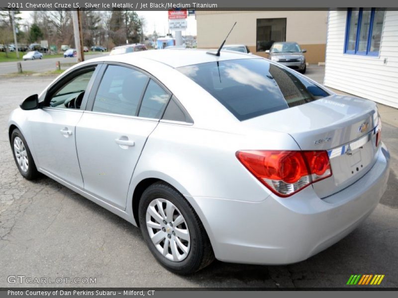 Silver Ice Metallic / Jet Black/Medium Titanium 2011 Chevrolet Cruze LS