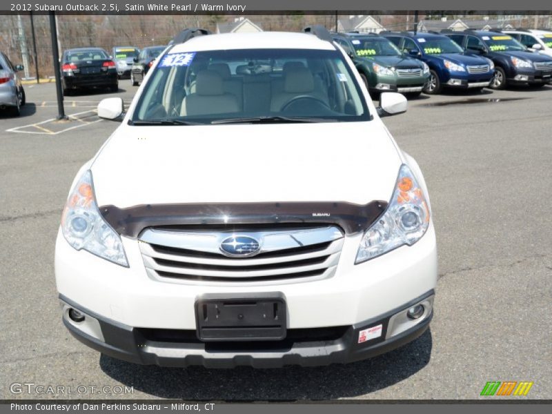 Satin White Pearl / Warm Ivory 2012 Subaru Outback 2.5i