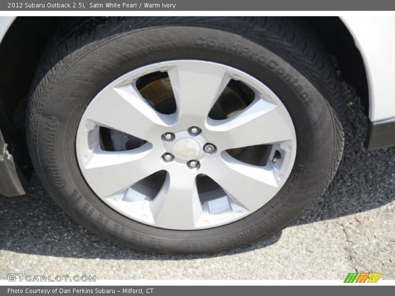 Satin White Pearl / Warm Ivory 2012 Subaru Outback 2.5i