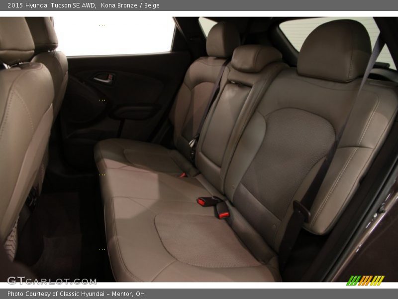 Kona Bronze / Beige 2015 Hyundai Tucson SE AWD