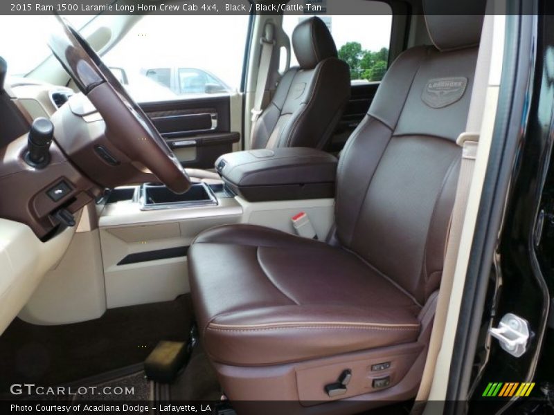  2015 1500 Laramie Long Horn Crew Cab 4x4 Black/Cattle Tan Interior