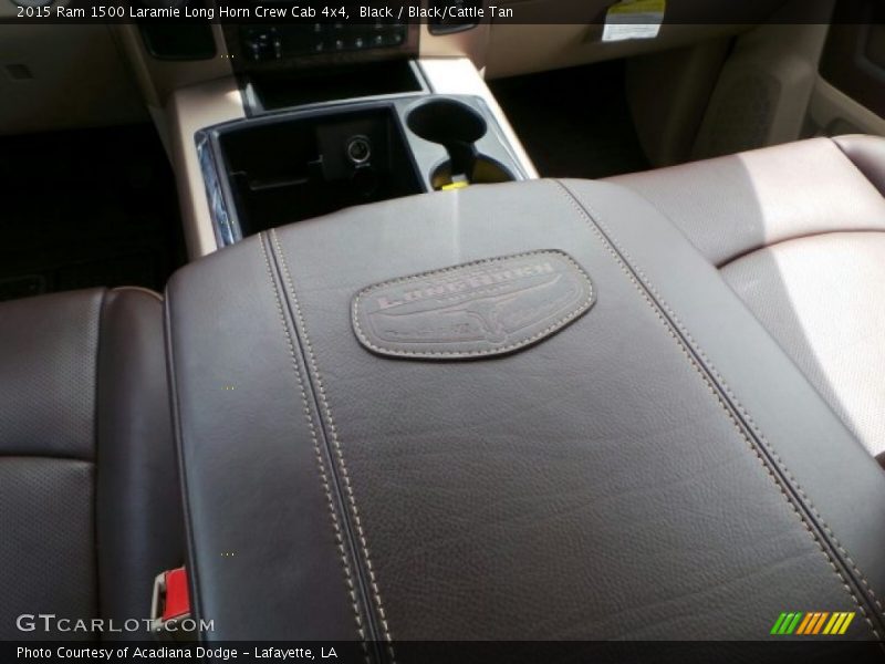 Black / Black/Cattle Tan 2015 Ram 1500 Laramie Long Horn Crew Cab 4x4