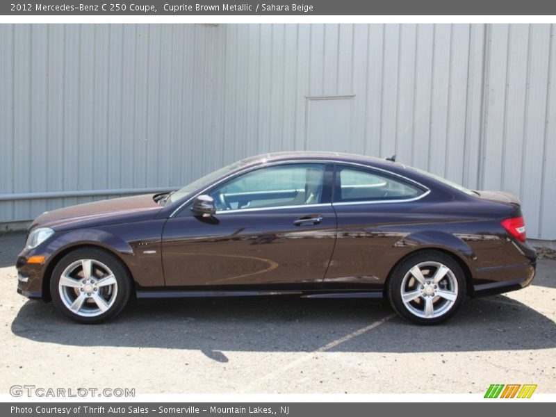  2012 C 250 Coupe Cuprite Brown Metallic