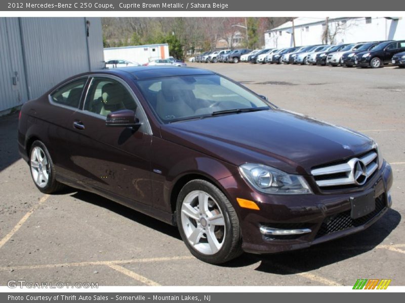 Front 3/4 View of 2012 C 250 Coupe