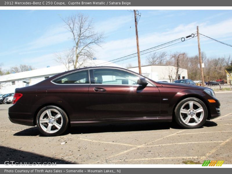Cuprite Brown Metallic / Sahara Beige 2012 Mercedes-Benz C 250 Coupe