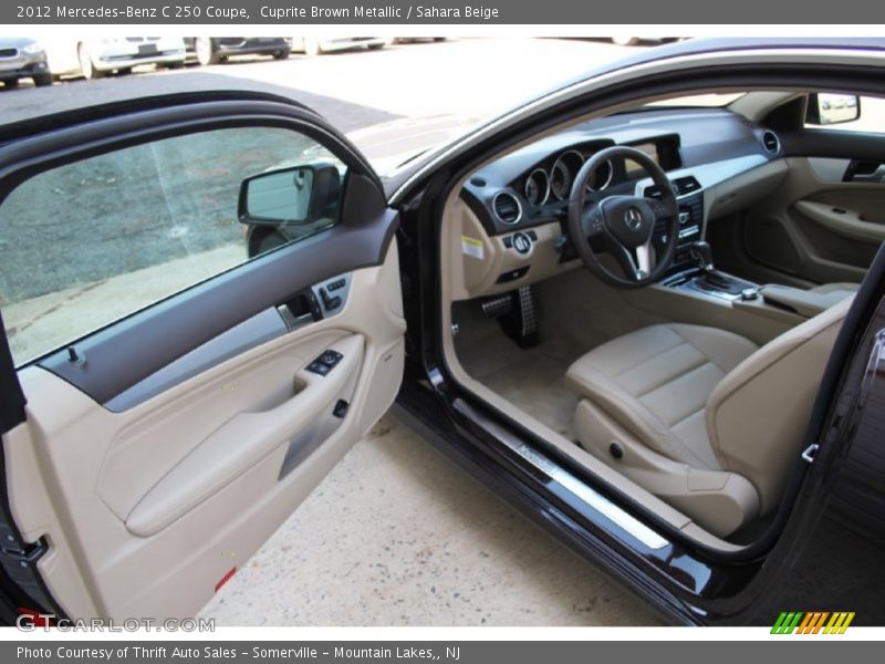 Cuprite Brown Metallic / Sahara Beige 2012 Mercedes-Benz C 250 Coupe