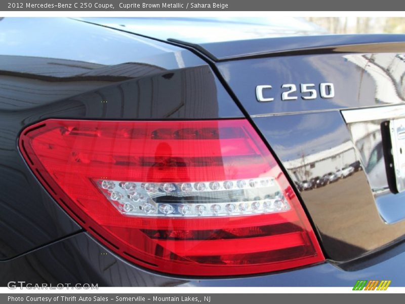 Cuprite Brown Metallic / Sahara Beige 2012 Mercedes-Benz C 250 Coupe