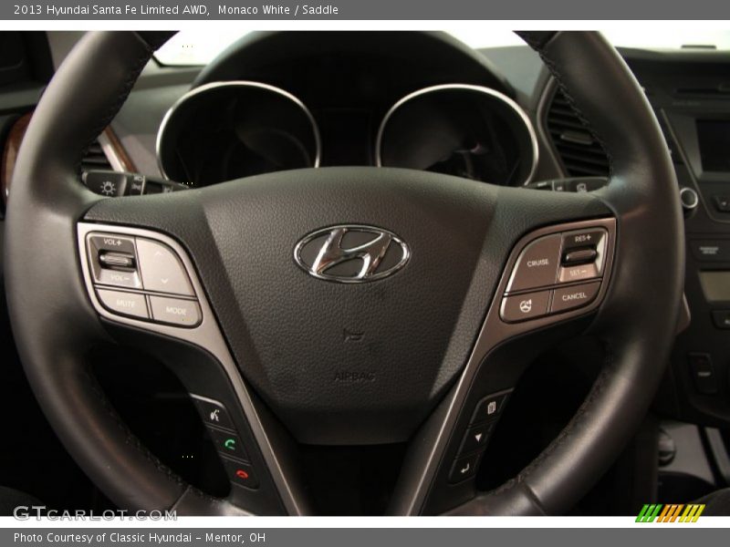  2013 Santa Fe Limited AWD Steering Wheel