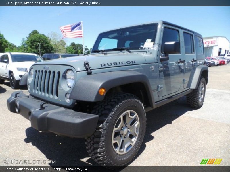 Front 3/4 View of 2015 Wrangler Unlimited Rubicon 4x4