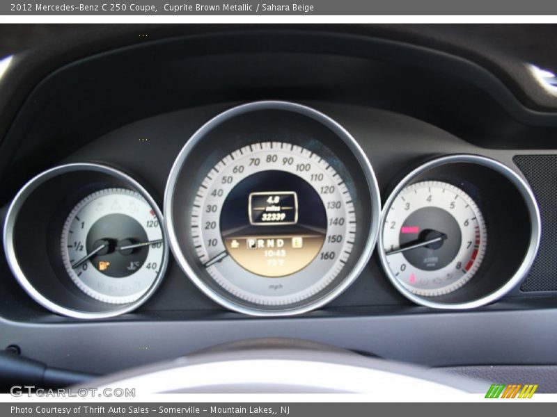 Cuprite Brown Metallic / Sahara Beige 2012 Mercedes-Benz C 250 Coupe