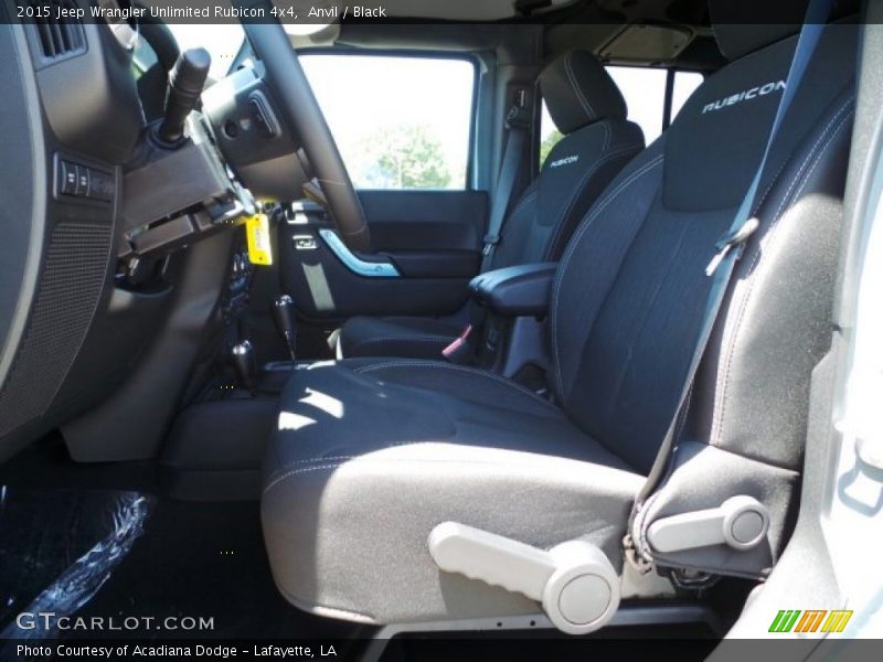 Anvil / Black 2015 Jeep Wrangler Unlimited Rubicon 4x4