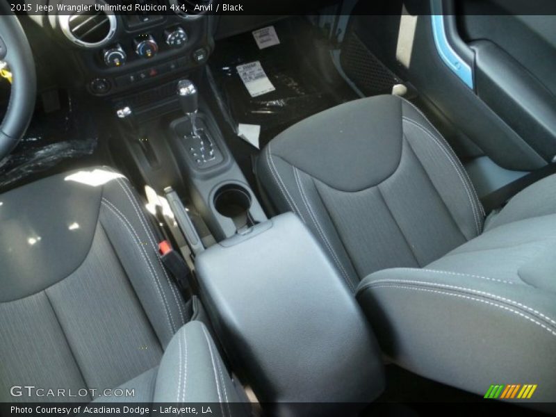 Anvil / Black 2015 Jeep Wrangler Unlimited Rubicon 4x4