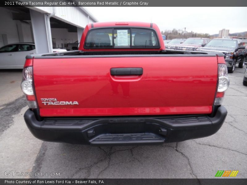 Barcelona Red Metallic / Graphite Gray 2011 Toyota Tacoma Regular Cab 4x4
