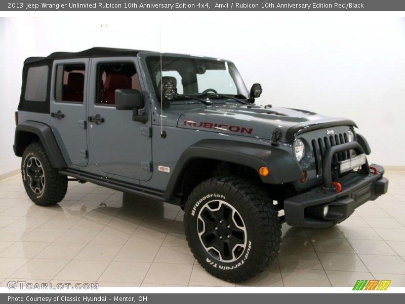 Anvil / Rubicon 10th Anniversary Edition Red/Black 2013 Jeep Wrangler Unlimited Rubicon 10th Anniversary Edition 4x4