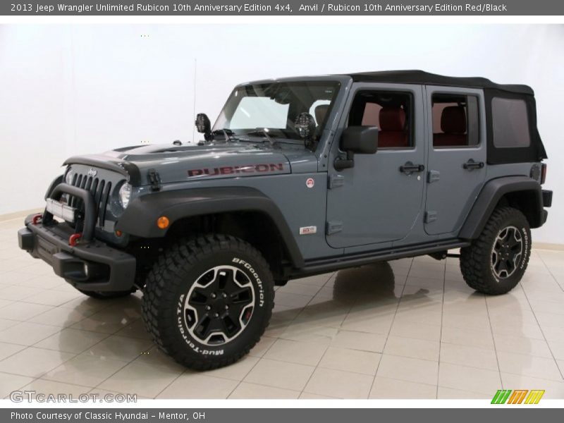 Anvil / Rubicon 10th Anniversary Edition Red/Black 2013 Jeep Wrangler Unlimited Rubicon 10th Anniversary Edition 4x4