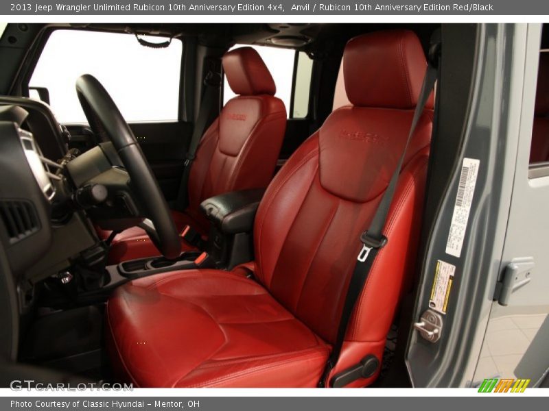 Anvil / Rubicon 10th Anniversary Edition Red/Black 2013 Jeep Wrangler Unlimited Rubicon 10th Anniversary Edition 4x4