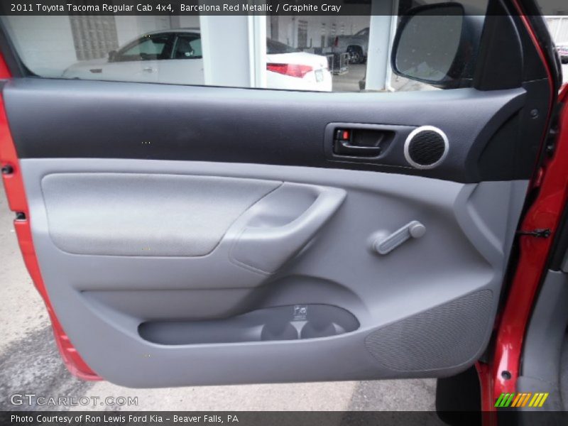 Barcelona Red Metallic / Graphite Gray 2011 Toyota Tacoma Regular Cab 4x4