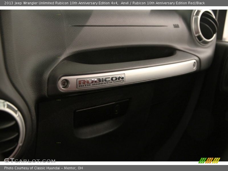 Anvil / Rubicon 10th Anniversary Edition Red/Black 2013 Jeep Wrangler Unlimited Rubicon 10th Anniversary Edition 4x4