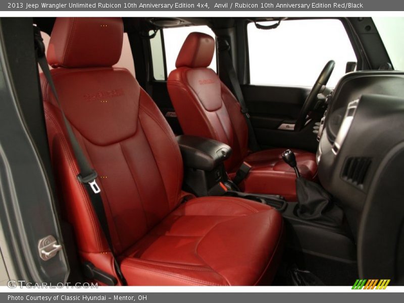 Anvil / Rubicon 10th Anniversary Edition Red/Black 2013 Jeep Wrangler Unlimited Rubicon 10th Anniversary Edition 4x4