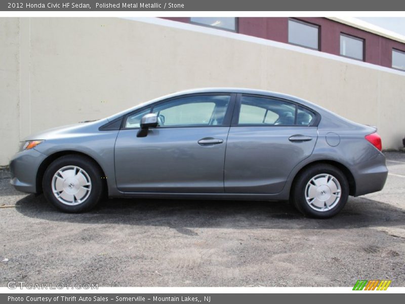 Polished Metal Metallic / Stone 2012 Honda Civic HF Sedan