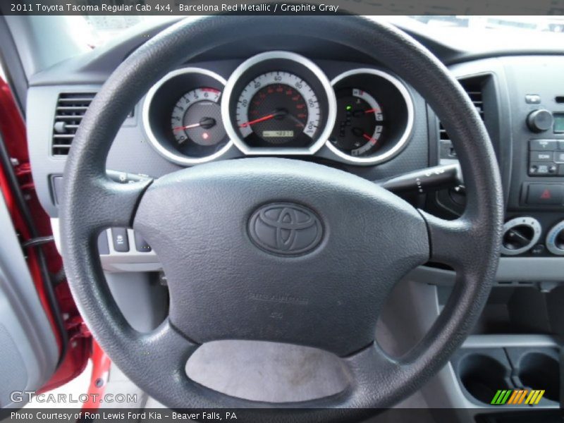 Barcelona Red Metallic / Graphite Gray 2011 Toyota Tacoma Regular Cab 4x4