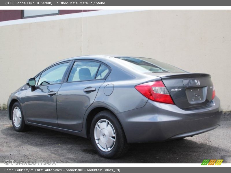 Polished Metal Metallic / Stone 2012 Honda Civic HF Sedan