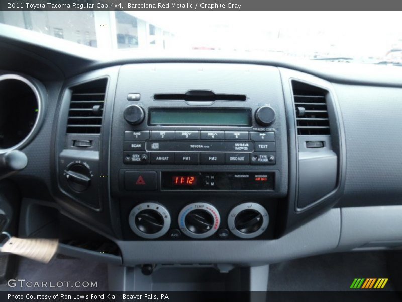 Barcelona Red Metallic / Graphite Gray 2011 Toyota Tacoma Regular Cab 4x4