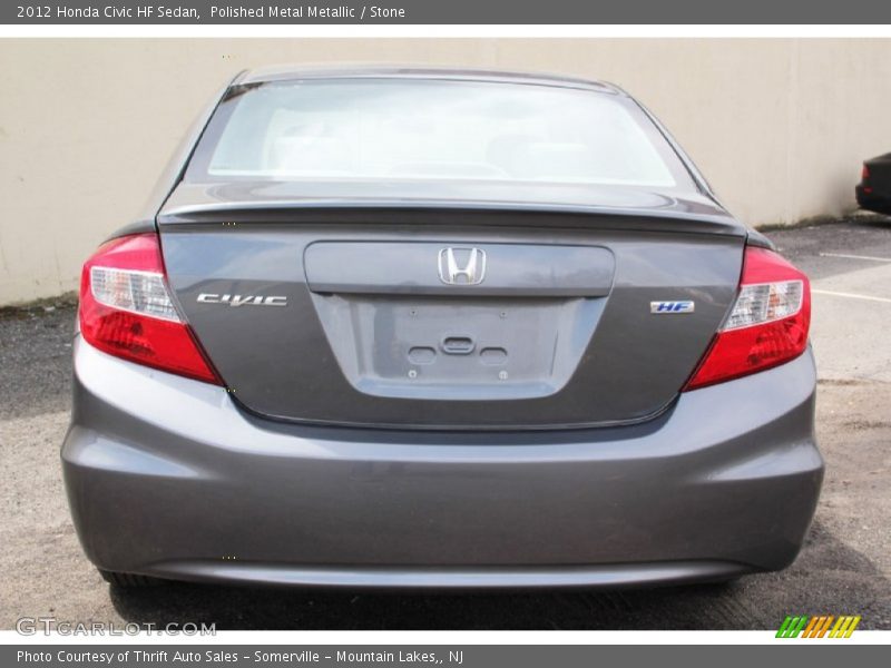 Polished Metal Metallic / Stone 2012 Honda Civic HF Sedan