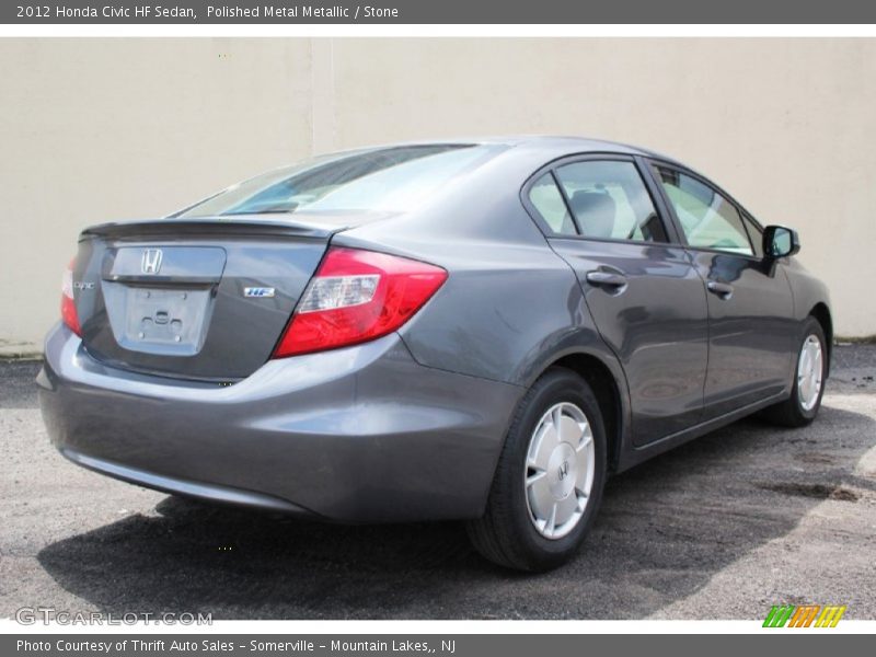 Polished Metal Metallic / Stone 2012 Honda Civic HF Sedan