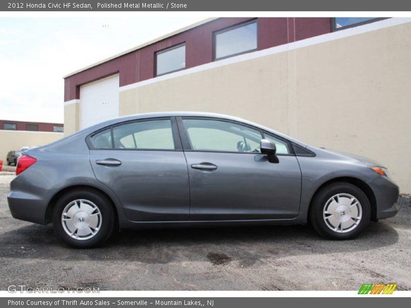 Polished Metal Metallic / Stone 2012 Honda Civic HF Sedan