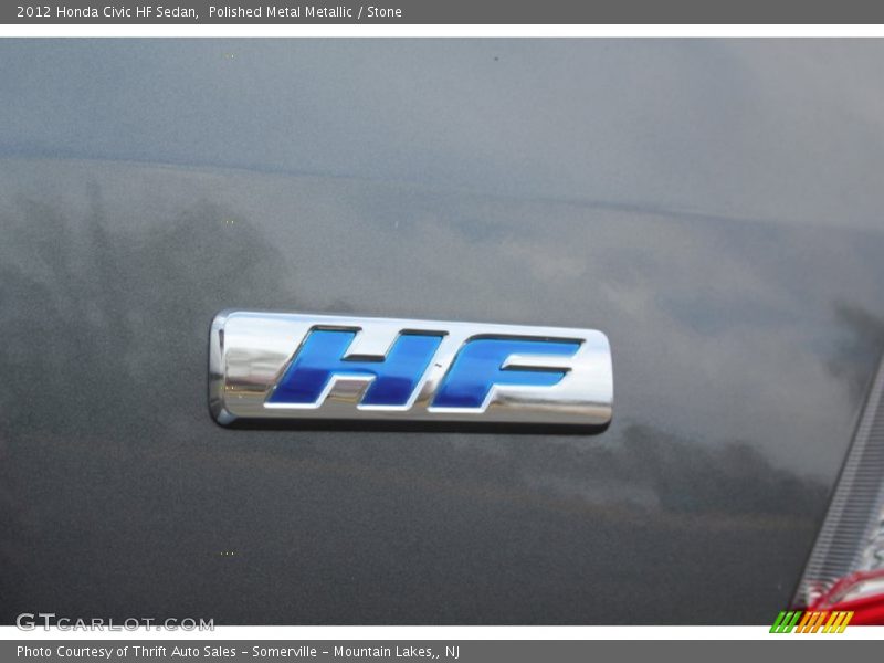 Polished Metal Metallic / Stone 2012 Honda Civic HF Sedan