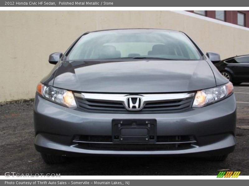 Polished Metal Metallic / Stone 2012 Honda Civic HF Sedan