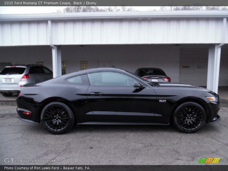 Black / Ebony 2015 Ford Mustang GT Premium Coupe