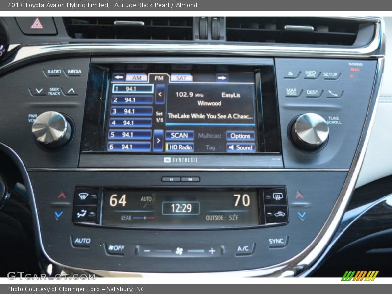 Attitude Black Pearl / Almond 2013 Toyota Avalon Hybrid Limited