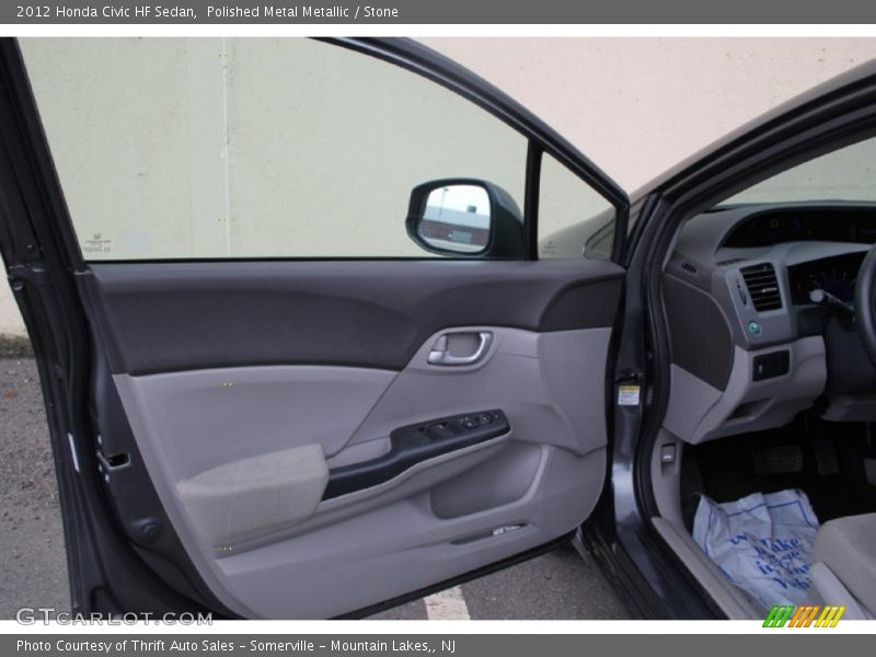 Polished Metal Metallic / Stone 2012 Honda Civic HF Sedan