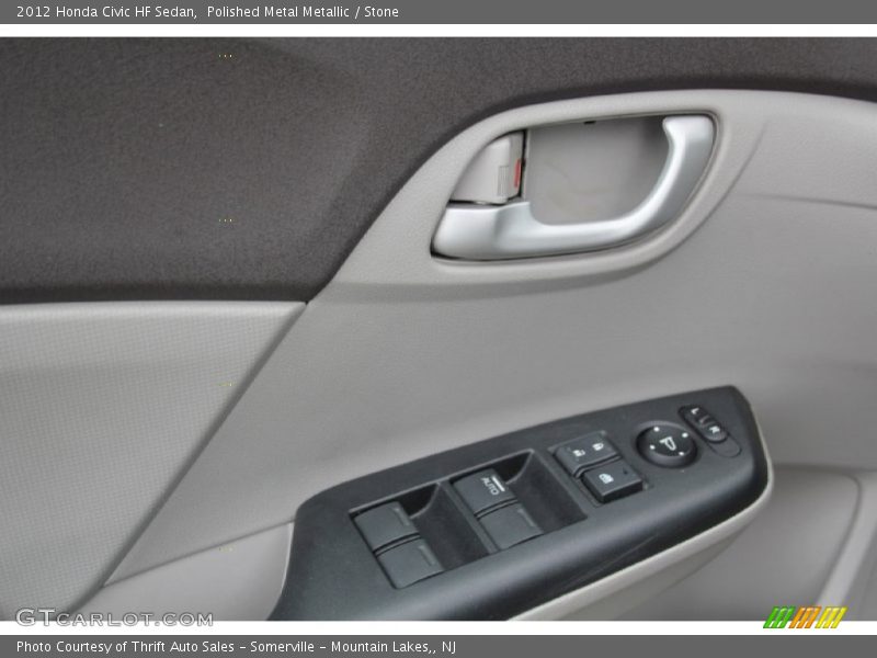 Polished Metal Metallic / Stone 2012 Honda Civic HF Sedan