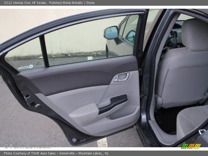 Polished Metal Metallic / Stone 2012 Honda Civic HF Sedan