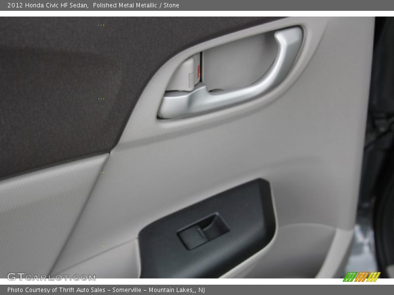 Polished Metal Metallic / Stone 2012 Honda Civic HF Sedan