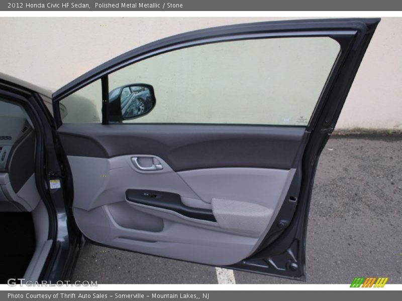 Polished Metal Metallic / Stone 2012 Honda Civic HF Sedan