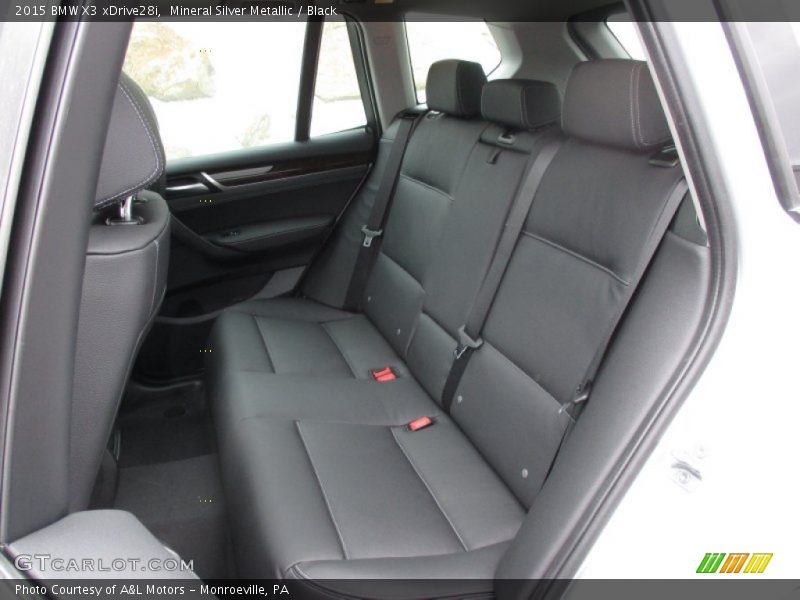 Mineral Silver Metallic / Black 2015 BMW X3 xDrive28i