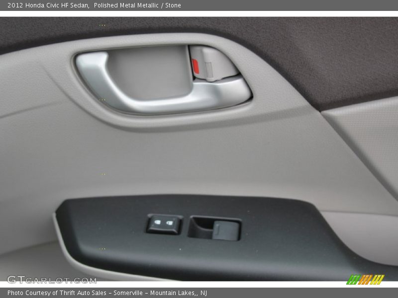 Polished Metal Metallic / Stone 2012 Honda Civic HF Sedan