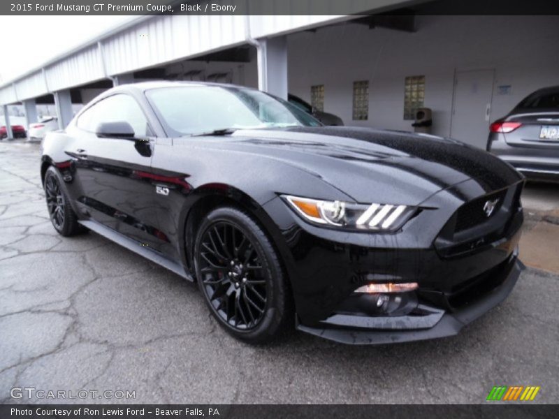 Black / Ebony 2015 Ford Mustang GT Premium Coupe