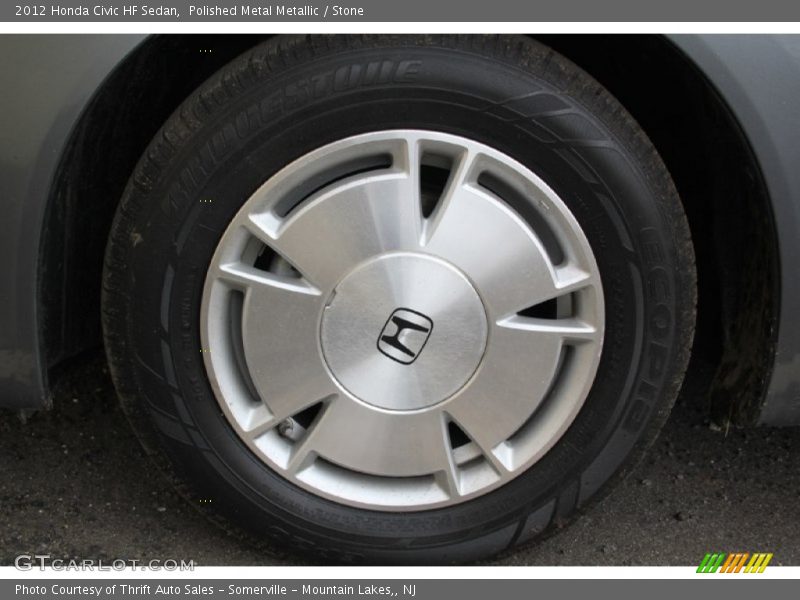 Polished Metal Metallic / Stone 2012 Honda Civic HF Sedan