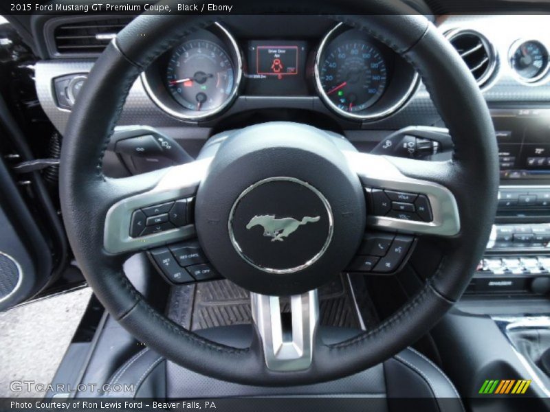 Black / Ebony 2015 Ford Mustang GT Premium Coupe