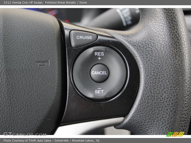 Polished Metal Metallic / Stone 2012 Honda Civic HF Sedan