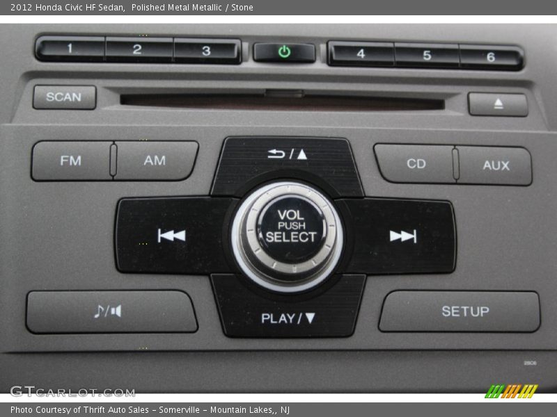 Polished Metal Metallic / Stone 2012 Honda Civic HF Sedan