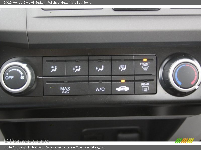 Polished Metal Metallic / Stone 2012 Honda Civic HF Sedan