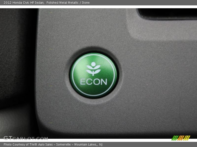 Polished Metal Metallic / Stone 2012 Honda Civic HF Sedan